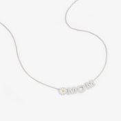 Daisy + 'Mom' Necklace