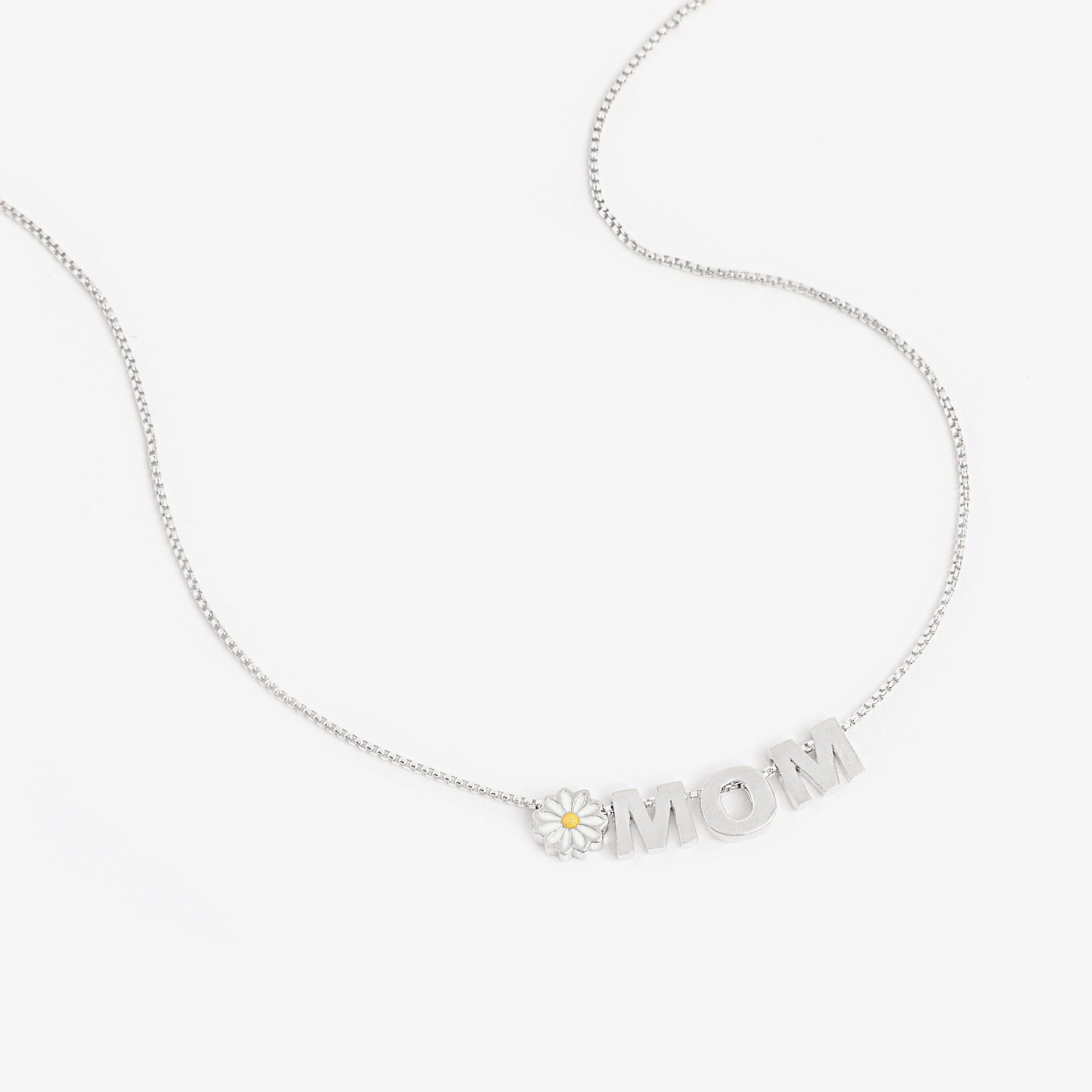 Daisy + 'Mom' Necklace