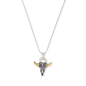 Spirited Skull Charm Necklace