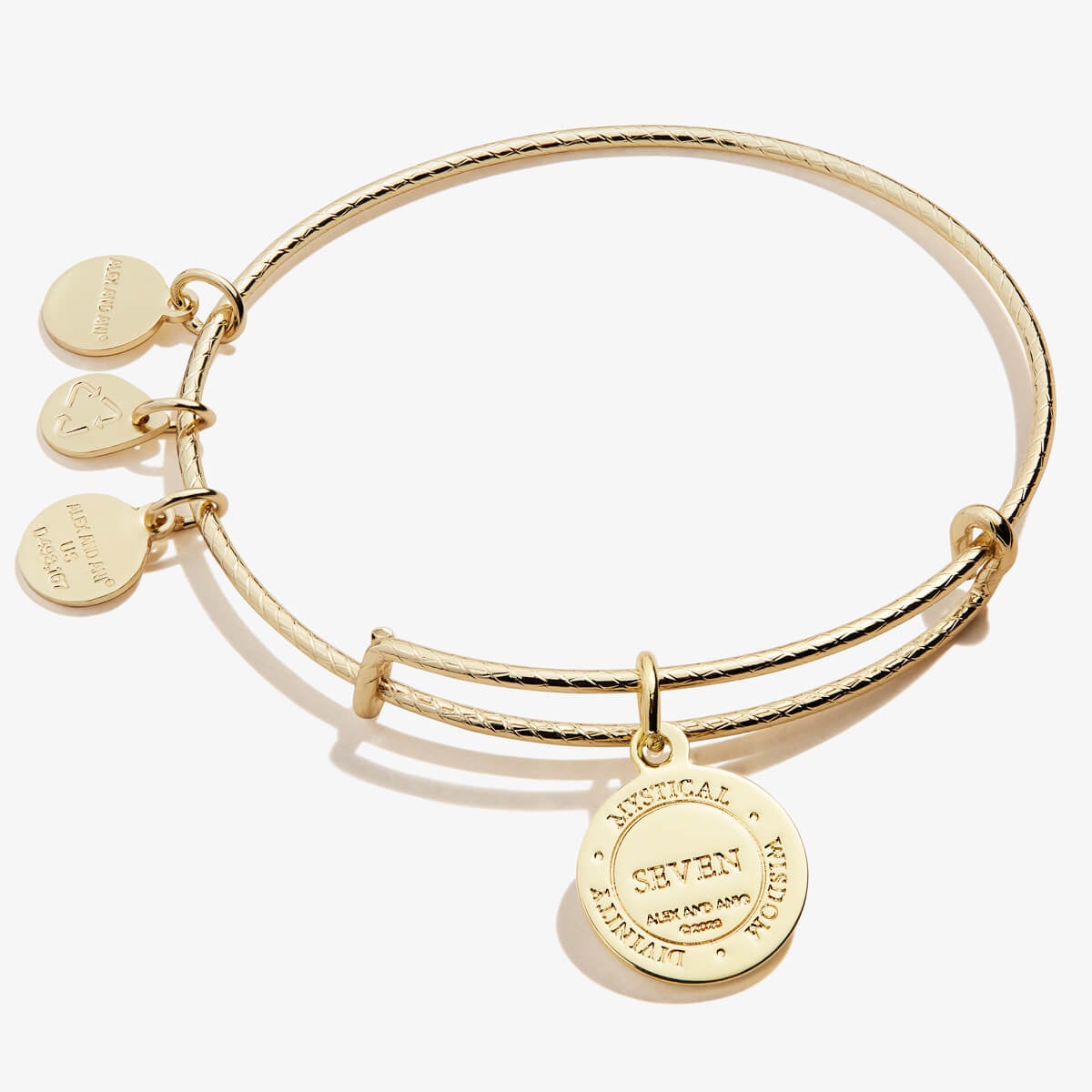 Number 7 Charm Bangle | Mystical, Wisdom, and Divinity