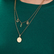 Luck + Prosperity Multi-Charm Layered Necklace