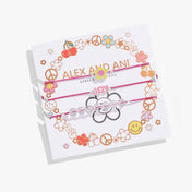 Joy Flower Cord Bracelets, Set of 3
