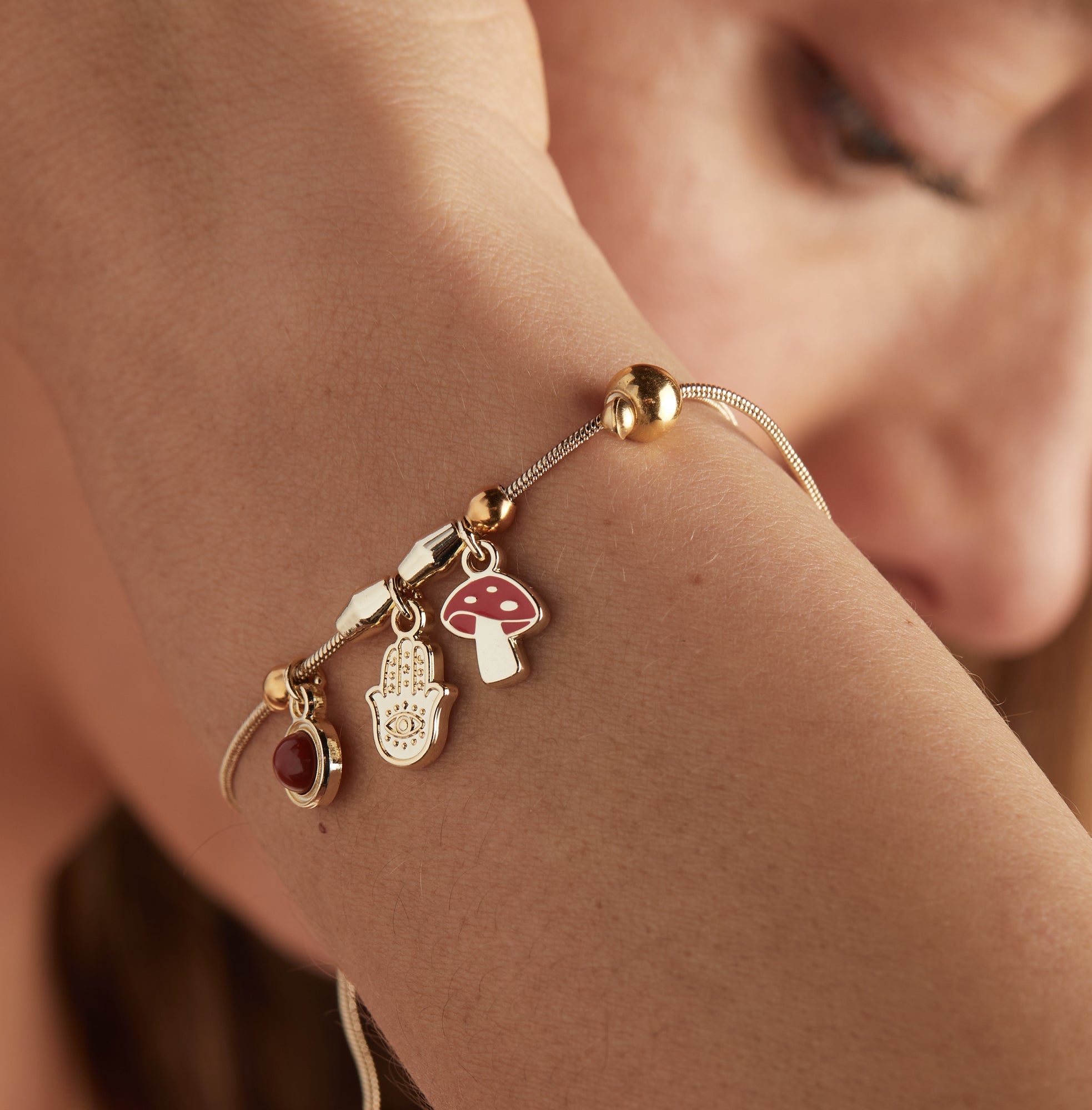 Luck Multi-Charm Bracelet