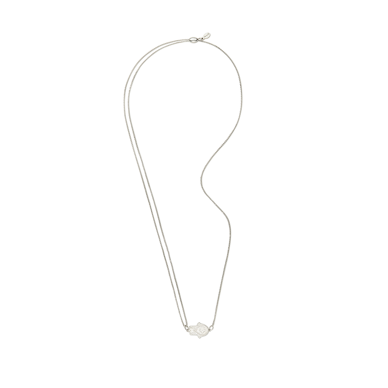 Hand of Fatima Pull Chain Necklace