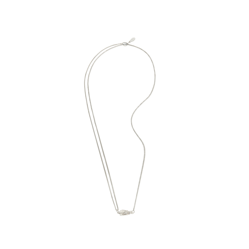 Wing Pull Chain Necklace