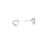 Heart Stud Earrings