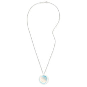 Crystal Eye of Horus Engraved Necklace