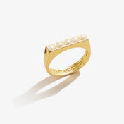 Pearl Band Ring, Size 7