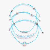 Peace Cord Bracelets, Set of 3