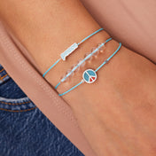 Peace Cord Bracelets, Set of 3
