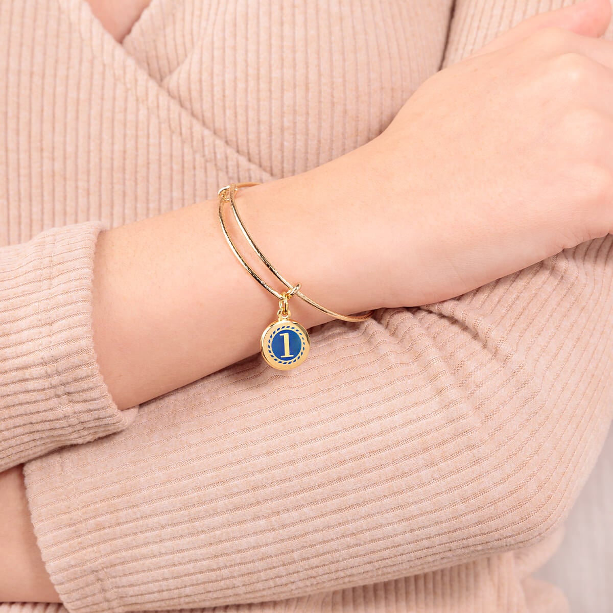 Number 7 Charm Bangle | Mystical, Wisdom, and Divinity