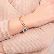 Number 7 Charm Bangle | Mystical, Wisdom, and Divinity