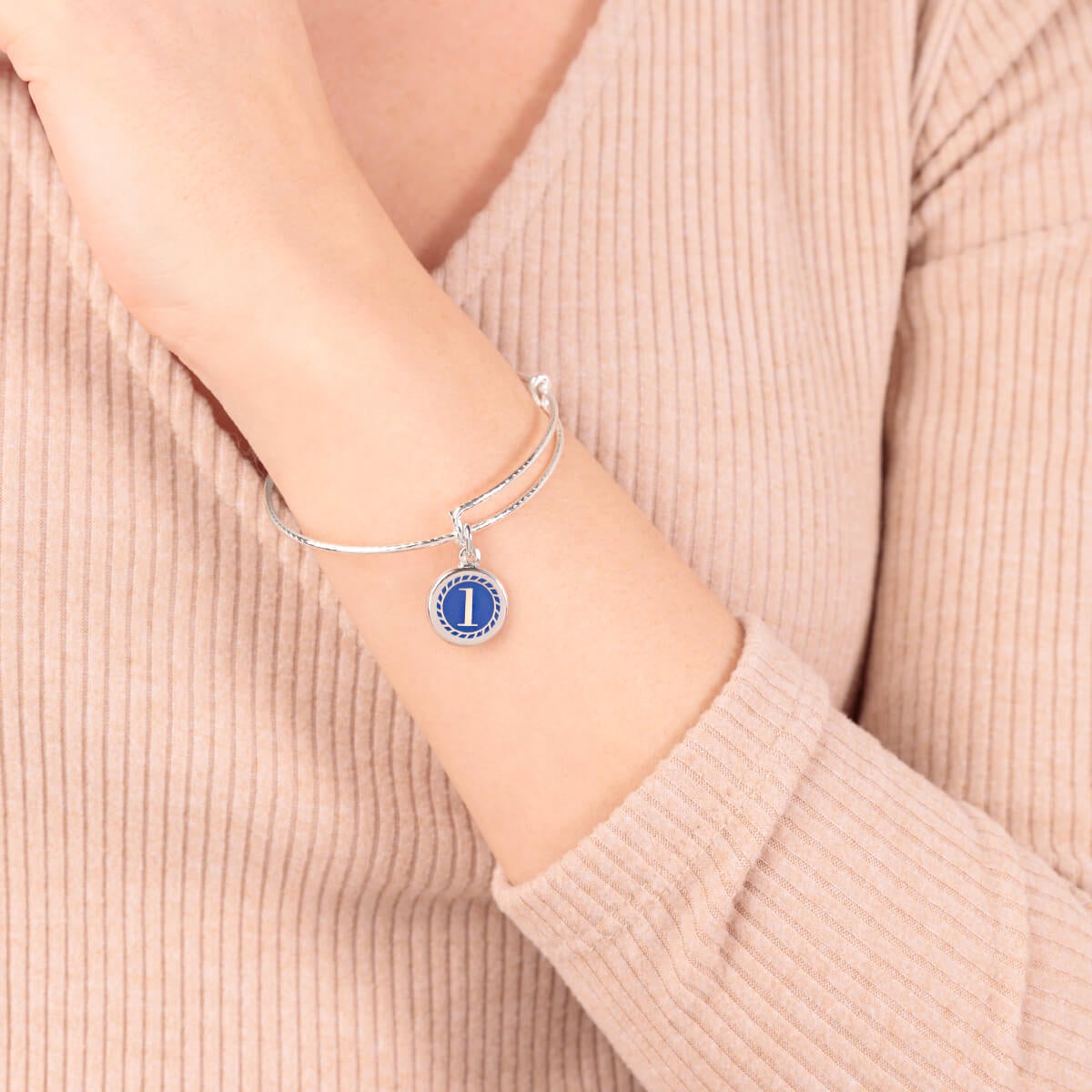 Number 7 Charm Bangle | Mystical, Wisdom, and Divinity